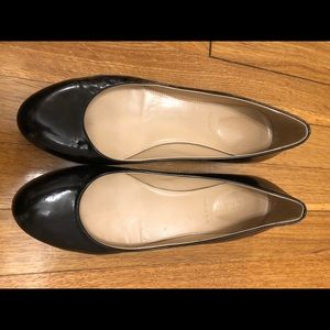 J.Crew made in Italy patent ballerina flats